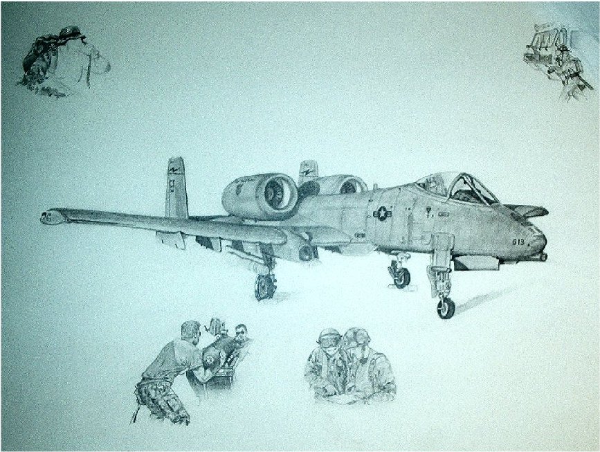 Aircraft Art, A-10 Warthog