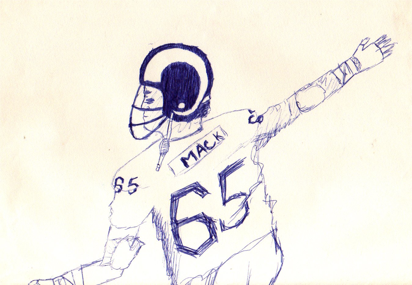 Sketch, Art, Portrait, Football, NFL