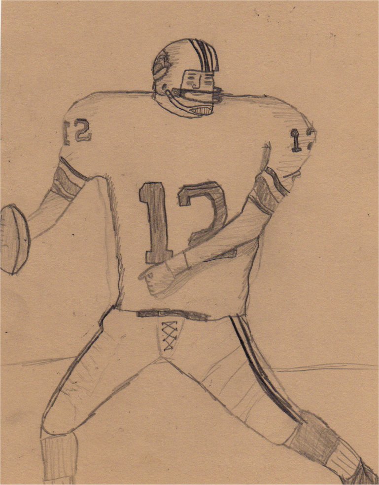 Sketch, Art, Portrait, Football, NFL