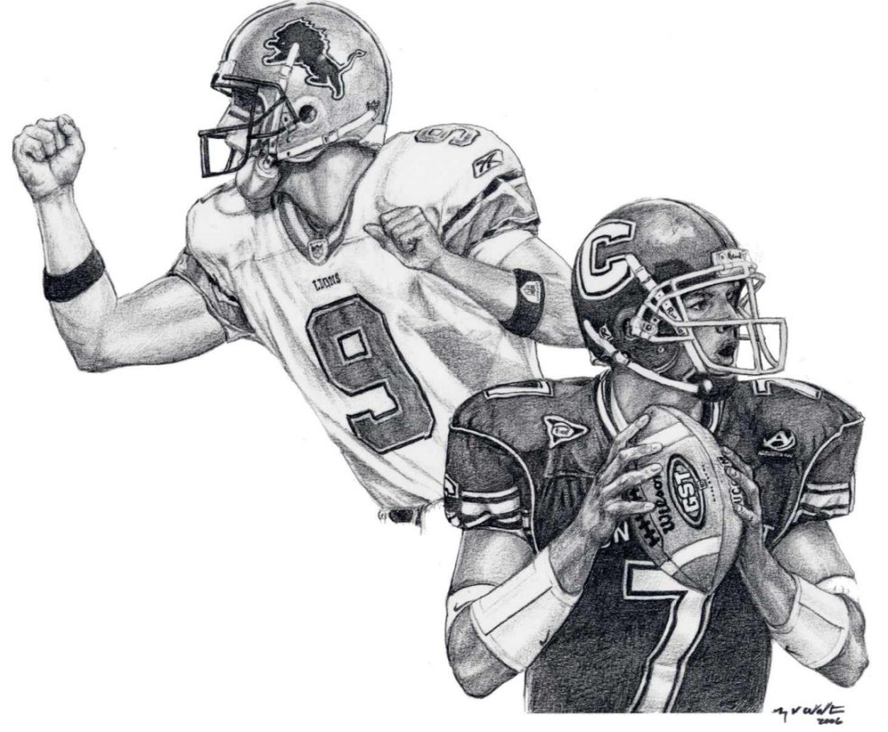 Sketch, Art, Portrait, NFL