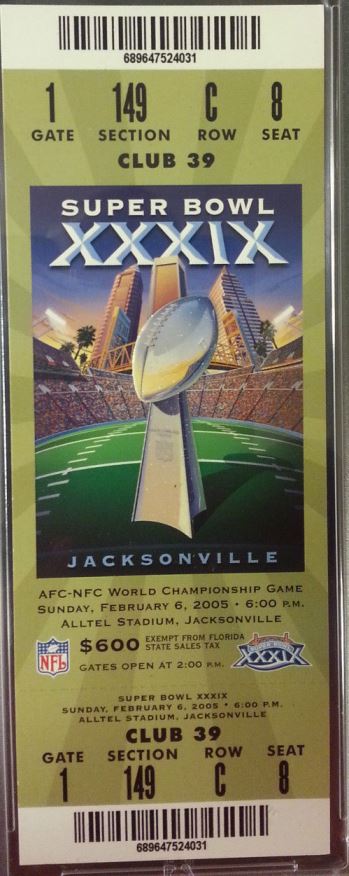 Super Bowl T          Ticket