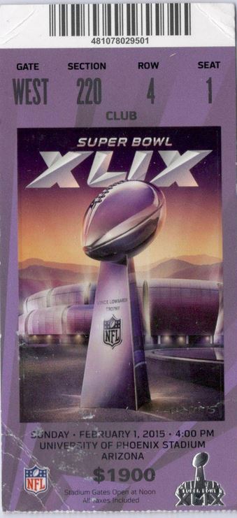 Super Bowl T          Ticket