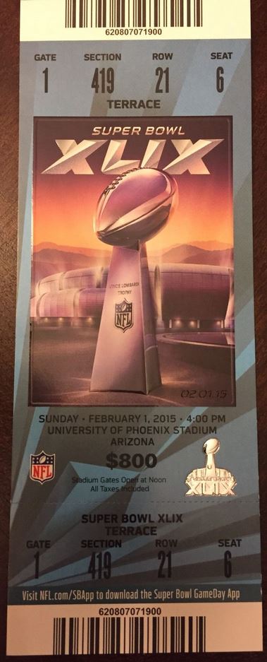 Super Bowl T          Ticket