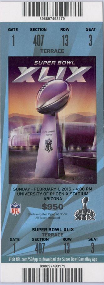 Super Bowl T          Ticket