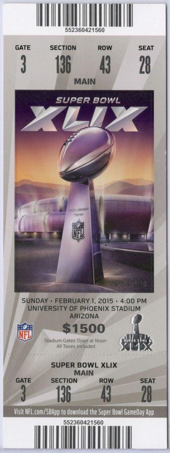 Super Bowl T          Ticket