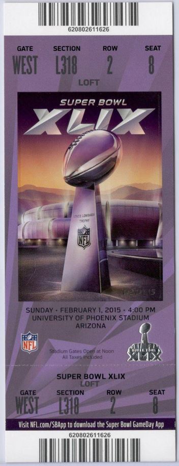 Super Bowl T          Ticket