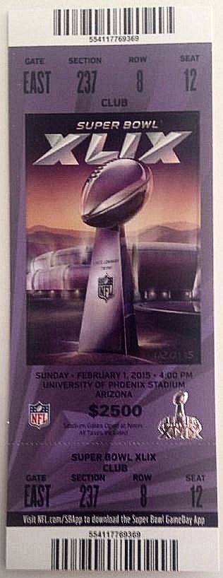 Super Bowl T          Ticket