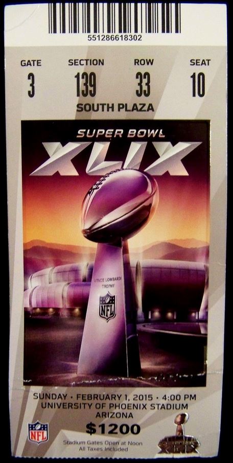 Super Bowl T          Ticket