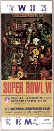 Super Bowl T          Ticket