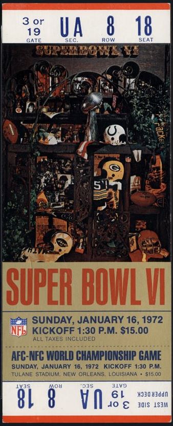 Super Bowl T          Ticket