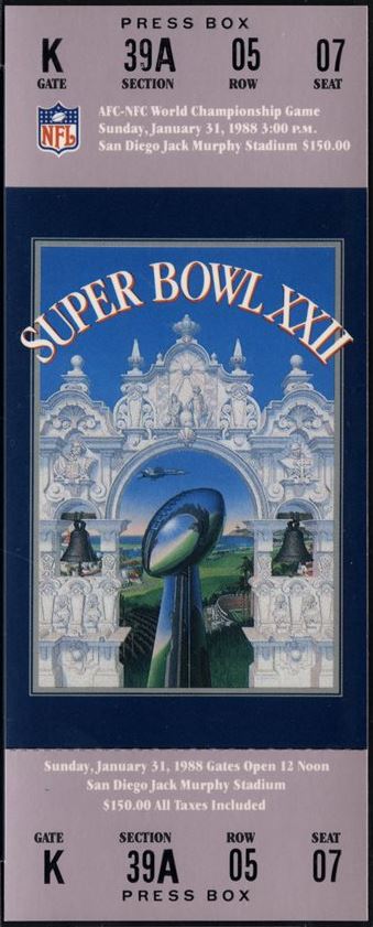 Super Bowl T          Ticket