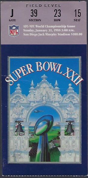 Super Bowl T          Ticket