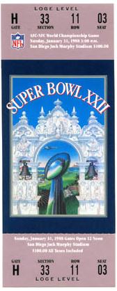 Super Bowl T          Ticket