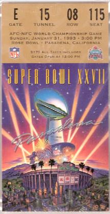 Super Bowl T          Ticket