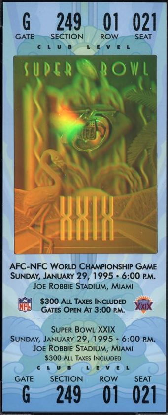 Super Bowl T          Ticket