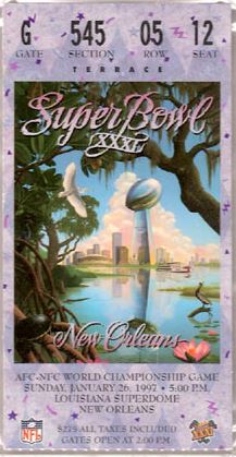 Super Bowl T          Ticket