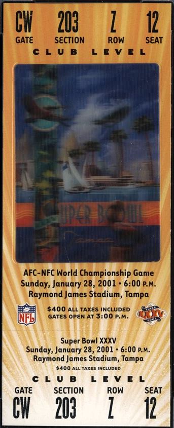 Super Bowl T          Ticket