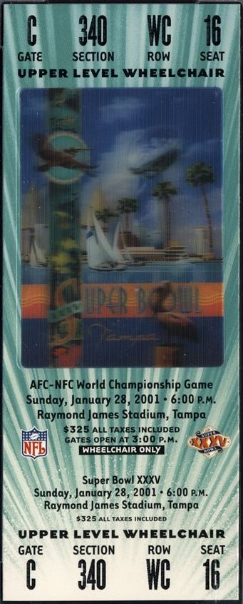 Super Bowl T          Ticket