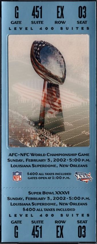 Super Bowl T          Ticket