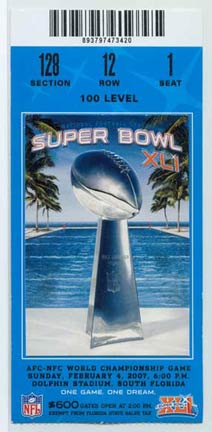 Super Bowl T          Ticket