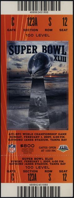 Super Bowl T          Ticket