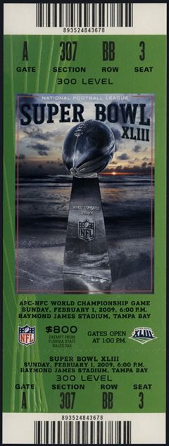 Super Bowl T          Ticket