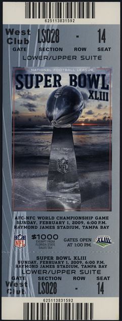 Super Bowl T          Ticket