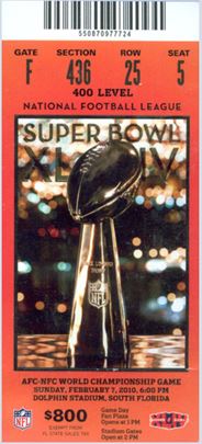 Super Bowl T          Ticket