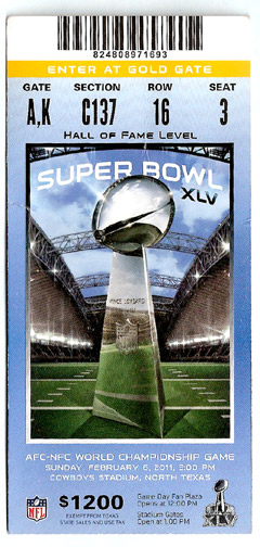 SUPER BOWL XLV SB 45 GREEN BAY Aaron Rodgers CAPTAINS SUPER BOWL 45 + 2-⭐⭐  PATCH