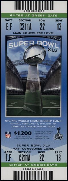 Super Bowl T          Ticket