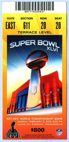 Super Bowl T          Ticket