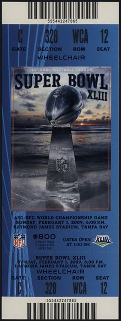 Super Bowl T          Ticket