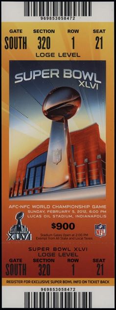 Super Bowl T          Ticket