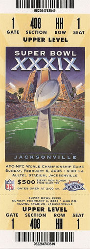 Super Bowl T          Ticket