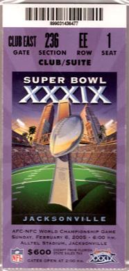 Super Bowl T          Ticket