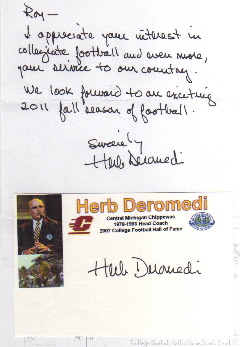 Herb Deromedi - Central Michigan Chippawas