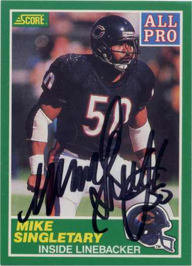 Mike Singletary (HOF) - Chicago Bears