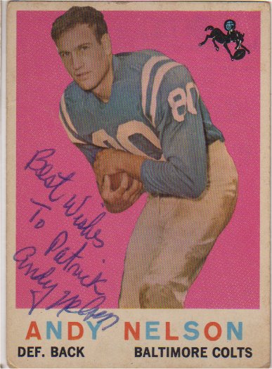 Andy Nelson - Baltimore Colts