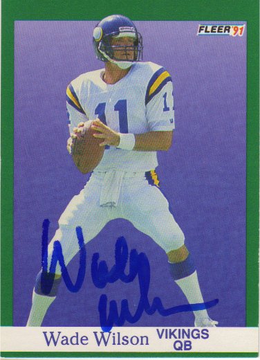 Wade Wilson - Minnesota Vikings