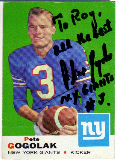 Pete Gogolak - New York Giants