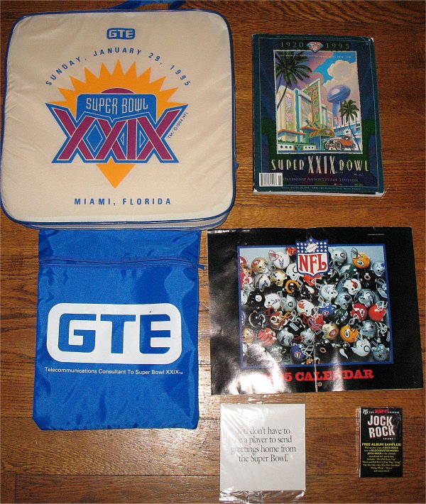 Stadium Issued - Super Bowl XXIX