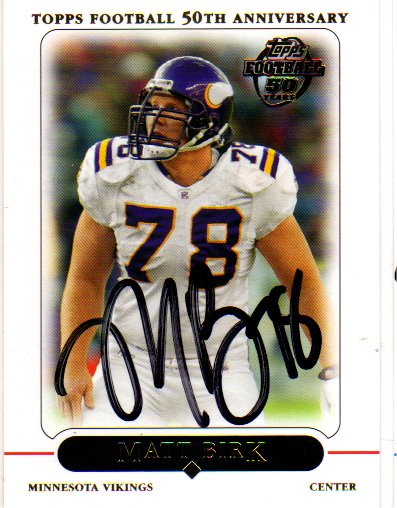 Matt Birk - Minnesota Vikings