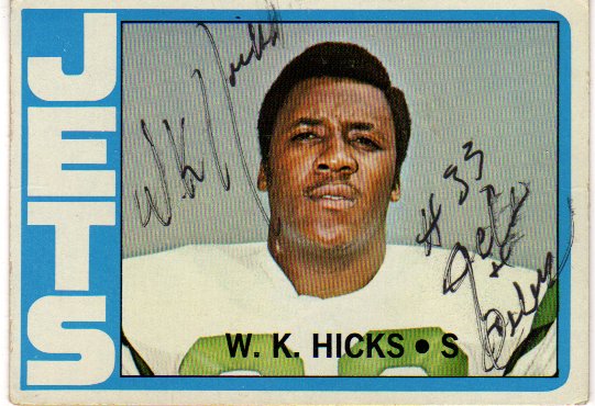 W.K. Hicks - New York Jets