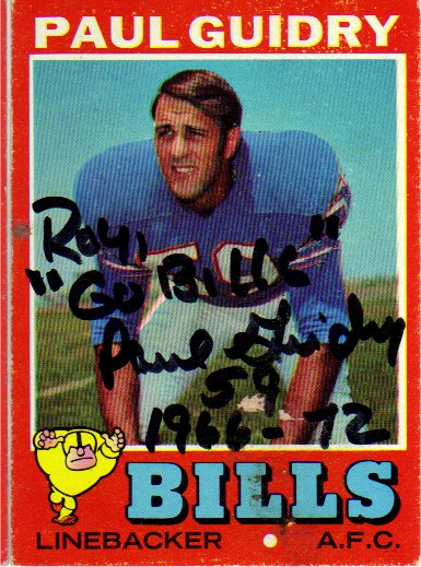 Paul Guidry - Buffalo Bills