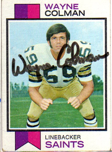 Wayne Colman - New Orleans Saints