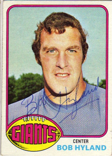 Bob Hyland - New York Giants