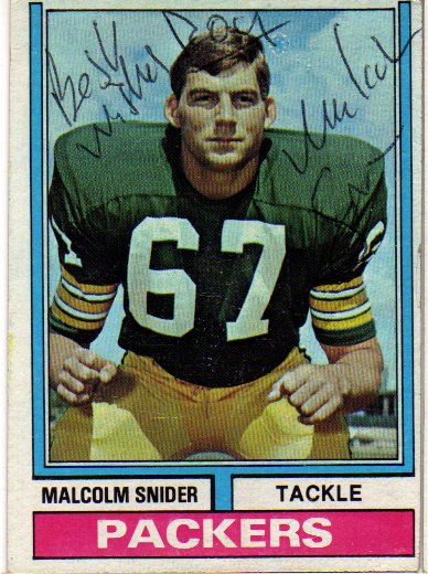 Malcolm Snider - Green Bay Packers
