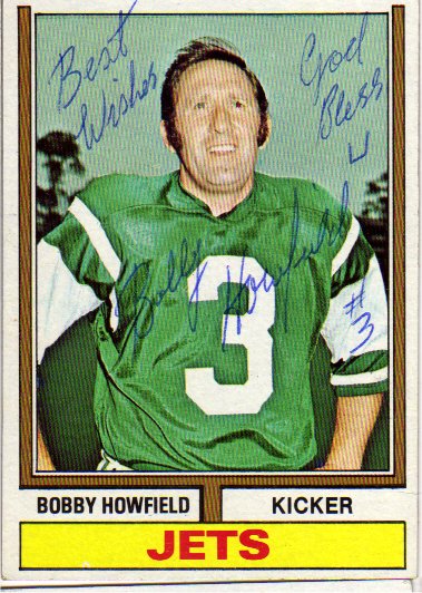 Bobby Howfield - New York Jets