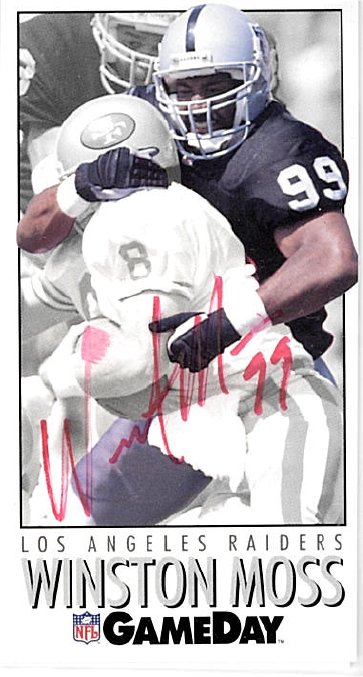 Winston Moss - Los Angeles Raiders