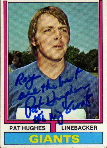Pat Hughes - New York Giants